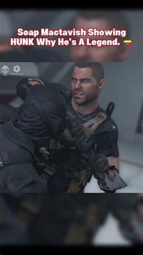 Soap MacTavish meets HUNK... and it’s EPIC! 💀 #callofduty #shorts #rerequiem