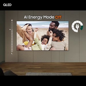 The AI Energy Mode Off monitors energy usage in real-time and adjusts to the environment. It works by using the TV’s built-in processor and sensors to analyze viewing environments and ambient light and automatically adjusts relevant settings to save energy. #SamsungNigeria #QLED | Samsung