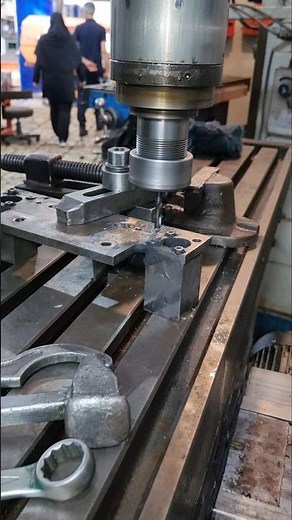 Precision Drilling on Steel Base Using Industrial Milling Machine | Injection Mold Micro Switch