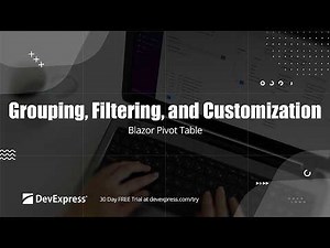 Blazor Pivot Table: Grouping, Filtering, and Customization