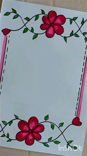 border design for project file