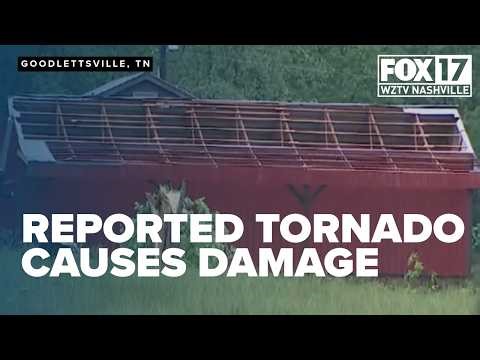 Goodlettsville, Tennessee sees heavy damage after confirmed tornado rips through area