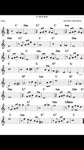 “C’est si bon” sheet music 🎼 #cestsibon #pianist #sheetmusic #pianoteacher #music #piano #pianolessons #pianosheetmusic | The Keyz
