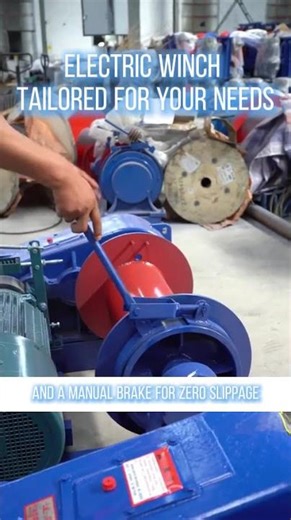 Custom Electric Winch with Dual Brakes – Maximum Safety & Durability