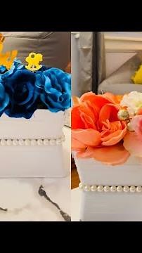 The easiest party table centerpieces DIY/ Dollar Tree table decor