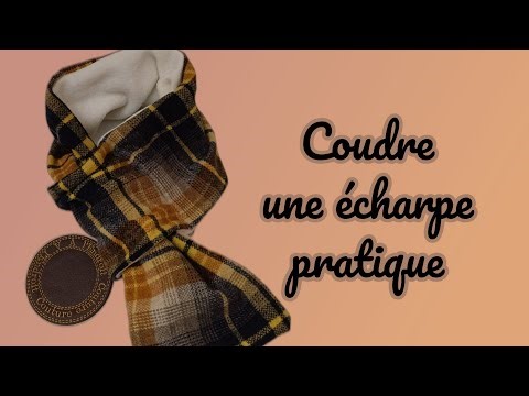Coudre une écharpe pratique et facile à faire