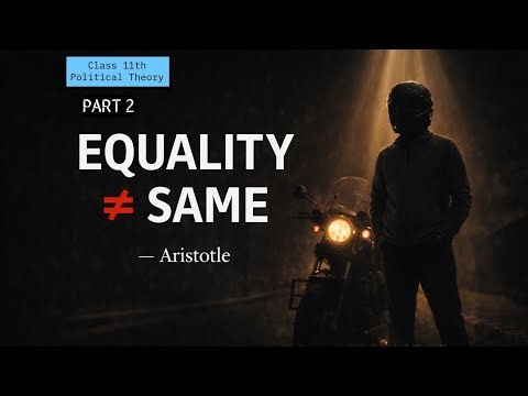 NCERT Class 11th Political Theory Chapter Equality Part 2
