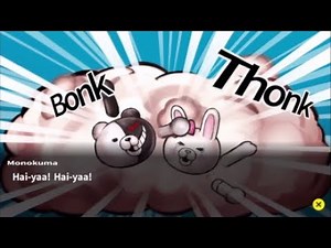Danganronpa 2 Sound Effect - Monokuma Beats Up Usami