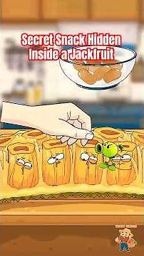 The Secret Snack Hidden Inside a Jackfruit! #animation #jackfruit