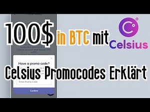 Mit 400$ in einem Monat 100$ in BTC abstauben mit Celsius Promo Codes Erklärung (Deutsch)