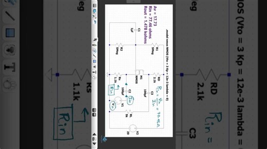 Input Impedance | Common Gate Amplifier | #ltspice | #mosfet #transistoramplifier #microelectronics | Swarit Mahalsekar