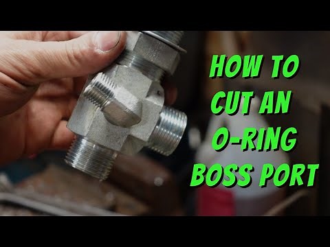 How to cut an O-Ring Boss Port