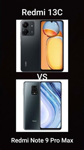Redmi 13C VS Redmi Note 9 Pro Max
