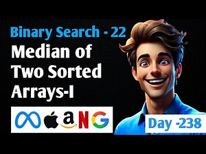Median of Two Sorted Arrays | Binary Search #22 | Striver’s A2Z DSA Playlist