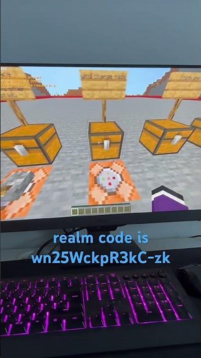 Minecraft Bedrock - Java PVP Realm #minecraft #gaming #games #realms