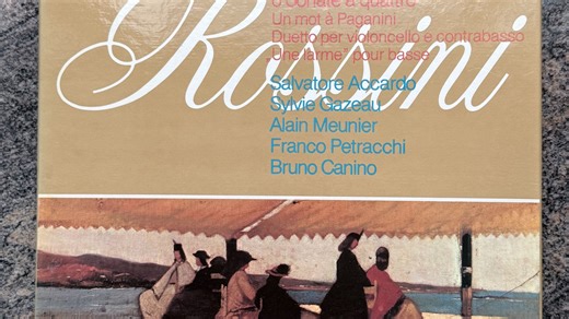 阿卡多：罗西尼弦乐奏鸣曲 PHILIPS ED1