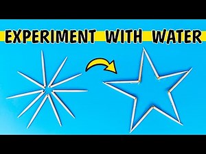 Experiment with water and toothpicks | Exploring Water Science