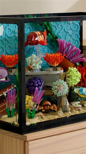 LEGO on Instagram: "Treat yourself to a relaxing tropical building experience. Sometimes it’s OK to be shellfish 🐚 🐠 🪸 #LEGO #Fish #HomeDecor"