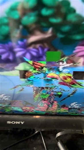 Ps1 glitched Rayman textures