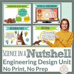 Engineering Design Process 3rd 4th 5th Grade NGSS Science in a Nutshell Bundle