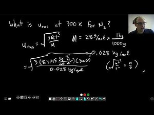 Chapter 5: Root Mean Square Speed Calculation | CHM 103 | 151