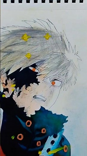 Drawing kacchan ✨ Great explosion murderer god dynamite 🥵🥵#mha #anime #art #bakugo #myheroacademia