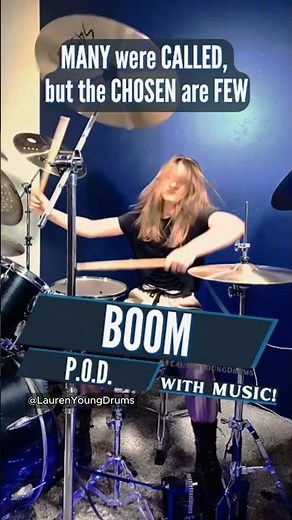 P.O.D. (Payable on Death) - “Boom” (Drum Cover / Drummer Cam) LIVE Cover By Female Teen Drummer