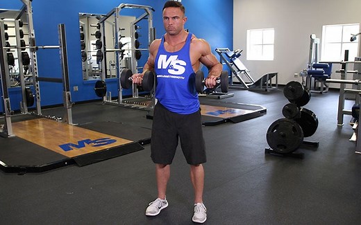Standing Dumbbell Drag Curl: Video Exercise Guide & Tips