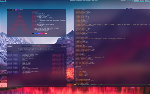 【美化】让你的Linux拥有精美毛玻璃特效 —— 定制版窗口渲染器安装使用教程