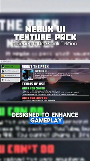 The BEST Useful GUI For Minecraft Bedrock You Must Try! #minecraft #shorts #gaming