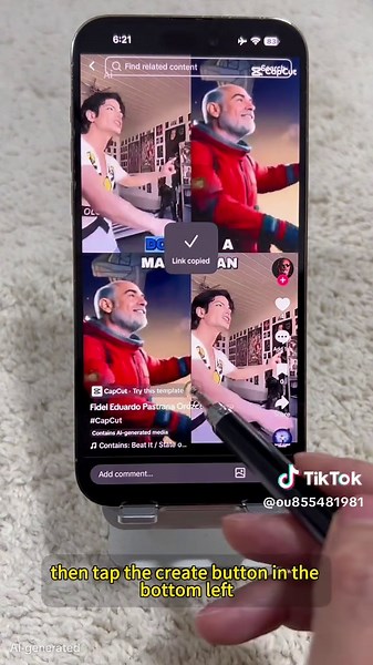 Michael Jackson - “Beat it” dance trend effect tutorial ✨ Create this viral effect for free with just one photo! 🎵 Perfect to post on TikTok and share with your friends, really interesting and fun 💖 💃 Quick tutorial: Copy the video link.Open the CapCut template using the button in the bottom left corner.Tap the blue button and upload your photo or video. Click Generate.Done! Super easy and fun 🎉 #capcut #capcutpioneer #aidanceeffect #michaeljackson #michaeljacksonfan