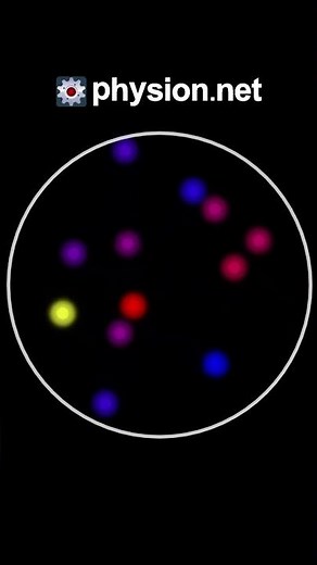 Bouncing Circles: A Colorful Multiplication #animation #shorts #bouncingballs