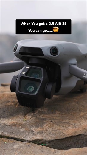 11K views · 318 reactions | The drone vs. the shot ✨ #DJIAir3S Experience cinematic video quality with the DJI Air 3S. From stunning 4K/120fps detail in low-light scenes to capturing expressive close-ups with the 70mm tele camera, every shot feels vibrant and dynamic, delivering unforgettable results. Buy now  https://brnw.ch/21wNM07  ‪IG: boyanoo #DJI #unboxing #cameradrone #traveldrone #drone | DJI | Facebook