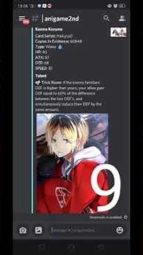 10 Cards Anigame that You Must Have & Raid's team