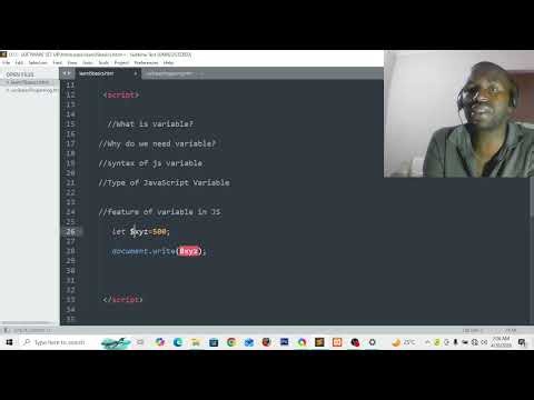 What is Variable in JavaScript? | let, const, var | JavaScript variable kwa Kiswahili