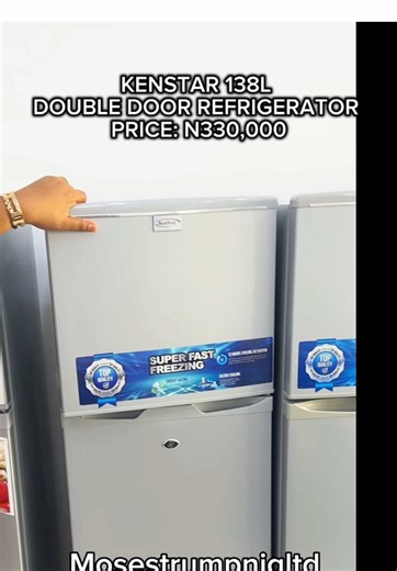 Kenstar 138L Double Door Refrigerator gives you reliable cooling, low energy consumption, and smart storage perfect for homes, offices & shops. Don’t miss out! 📍 Visit Us Today: 🏢 HEAD OFFICE: IBB Way, Beside Union Bank, By Fen Junction, Lokoja, Kogi State Nigeria. 🏢 BRANCH: IBB Way, NUT Guest House, Opposite Access Bank, Lokoja, Kogi State Nigeria. 📞 Call/WhatsApp: 08060773561 📩 DM to order now! #kenstar #Fridge #doubledoorrefrigerator #homeappliances #lokoja