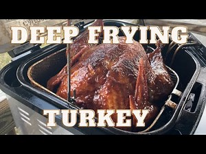 Deep Frying Turkey Using Indoor Electric Deep Fryer Safely | How to Season Deep Fried Turkey