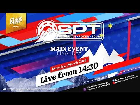 Final Day of €300 Slovenian Poker Tour KK Half Million Masters live from King's Resort! -🎙LemonPoker