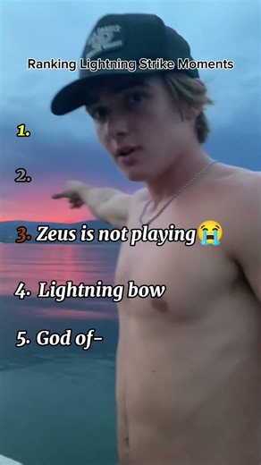 Ranking Lightning Strike Moments😂 #lightning #shorts #viralshorts #ranking #funny