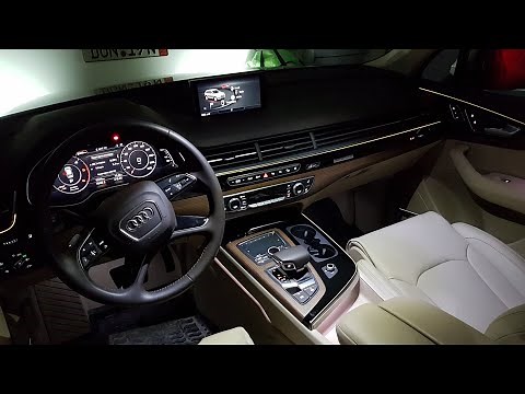 Audi Q7 /SQ7 2018 ambient lighting interior (night)