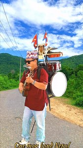 Namaskar 🙏 Onemanband instrumental music#facebookreels#reels | One Man Band Nepal
