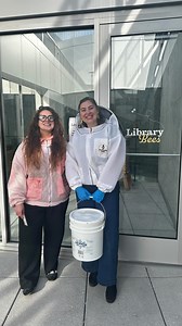 We love caring for our Library bees! 🐝 With winter temperatures jumping around, our rooftop hives sometimes need a little extra support. Follow along as our on-staff beekeepers feed our two hives, with queens Marigold and Clover, so they can stay strong for spring. Come visit the Main Library rooftop for beautiful views and a chance to say hello to our beehives. #Library #Bees #SaltLakeCity | Salt Lake City Public Library