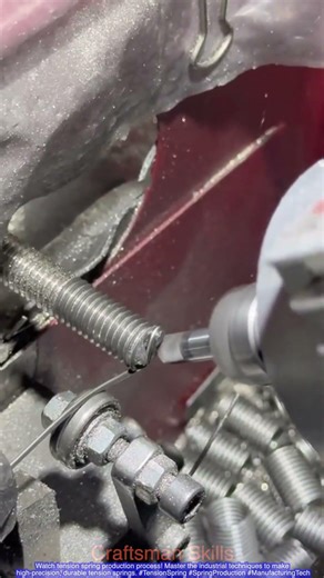 Tension Spring Production | Full Process Demo