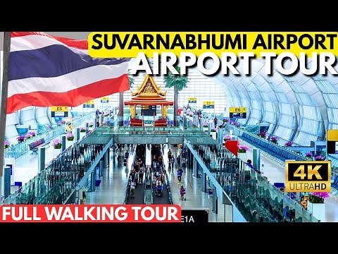 SUVARNABHUMI AIRPORT BANGKOK (BKK) FULL WALKTHROUGH - ARRIVALS AND DEPARTURE [WATCH BEFORE YOU GO]