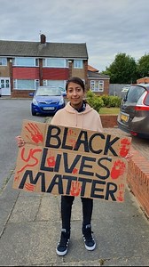 554K views · 289 reactions | "When we stand together, we make a bigger impact as one" A 14-year-old girl who took a solo stand against racism is now joined by her community to protest every week | BBC North East | Facebook
