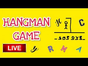 Don’t Guess the Wrong Letter… 😱 Hangman LIVE 🔴 #lets #play #game #live #hangman #word #stay
