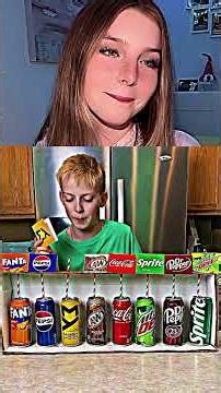 The Ultimate Soda Taste Test 😱🥤 | Can You Tell the Difference? #reactionvideo #challenge #familyfun.