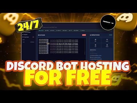 [TUTO] Host your Discord bot for free 24/7! with FEDIRALY