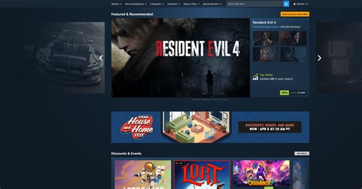Valve revamps Steam Store layout