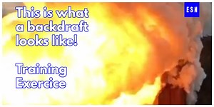 3.5K views · 61 reactions | South Yorkshire Fire & Rescue Service have shared some footage - filmed during a training exercise - of what a backdraft looks like. We have slowed the footage down and added some information in the video about what a backdraft is and how one is initiated. | ESN Report | Facebook